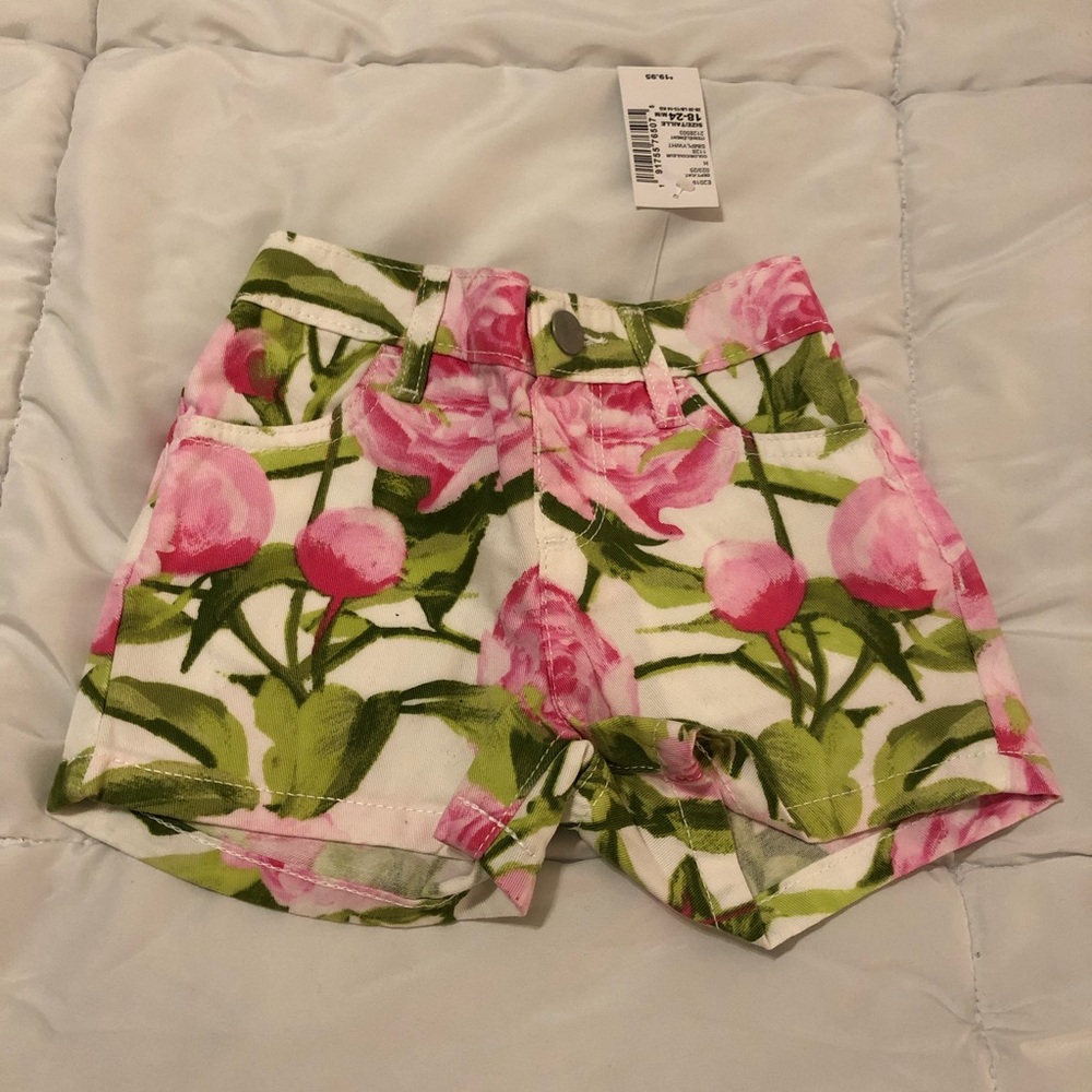 NWT Gymboree floral shorts